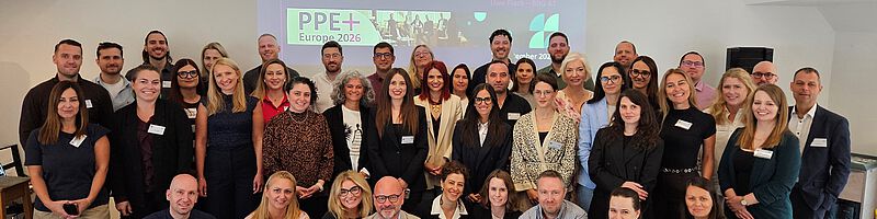 PPE+ 2026 Kick Off Gruppenfoto der Schulungsteilnehmerinnen und -teilnehmer